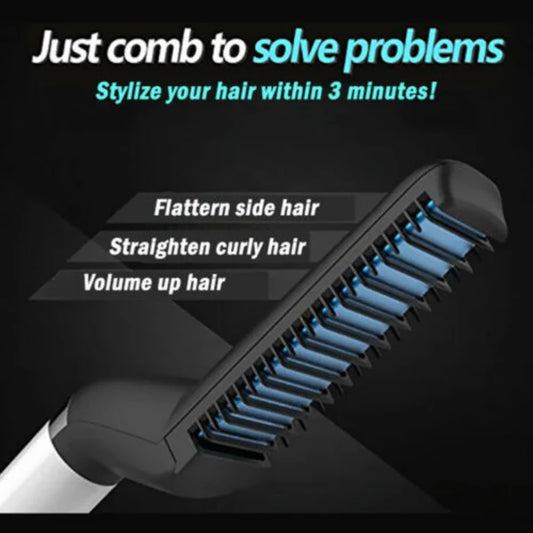 Beard Straightener Styler Comb