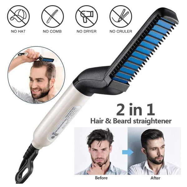 Beard Straightener Styler Comb